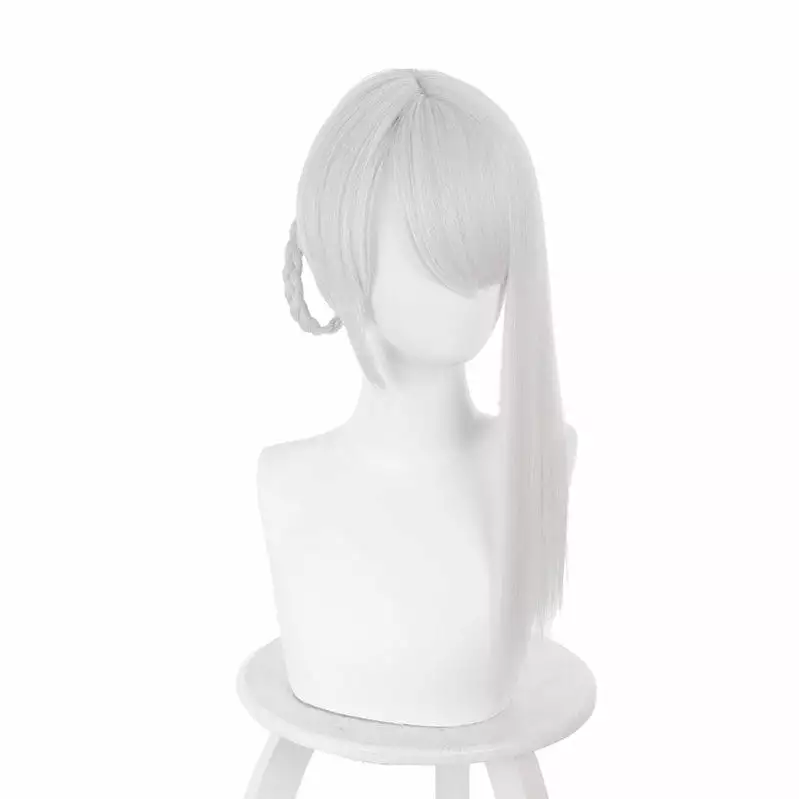 Cosplay Clans Game Nier Replicant Kaine Silver Braided Cosplay Wigs 4 Cosplay Clans Game Nier Replicant Kaine Silver Braided Cosplay Wigs - Image 2