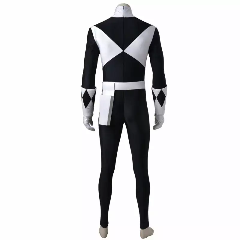 Cosplay Clans Mighty Morphin Power Rangers Zack Taylor Black Ranger Cosplay Costumes 6 Cosplay Clans Mighty Morphin Power Rangers Zack Taylor Black Ranger Cosplay Costumes - Image 4