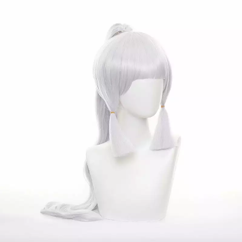 Cosplay Clans Game Genshin Impact Kamisato Ayaka Silver Purple Cosplay Wigs 6 Cosplay Clans Game Genshin Impact Kamisato Ayaka Silver Purple Cosplay Wigs - Image 4