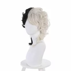 Cosplay Clans Movie Cruella Cruella De Vil Black White Center Bangs Curly Cosplay Wigs -Cosplay Clans Sales 4 a02e3d39 f4cd 4303 85f9 b7df6930796a