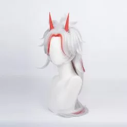 Cosplay Clans Game Genshin Impact Arataki Itto Silver Mixed Red Long Cosplay Wigs With Props -Cosplay Clans Sales 4 b120295c aae9 465e 9bf5 eeb22e1dbfc0