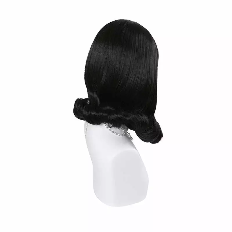 Cosplay Clans Women Fashion Short Black Curls Sweet Bangs Lolita Wig 8 Cosplay Clans Women Fashion Short Black Curls Sweet Bangs Lolita Wig - Image 6