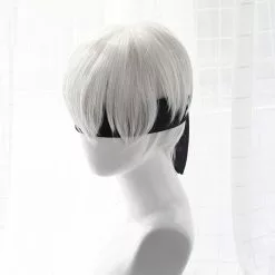 Cosplay Clans Game NieR Automata YoRHa No.9S Silver Heat Resistant Synthetic Men Short Cosplay Wigs -Cosplay Clans Sales 4 f21b1b2f 36fe 477b 9136 eea1831e54ad