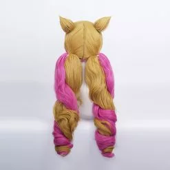 Cosplay Clans Game LOL Cafe Cutie Gwen Red & Blonde Twist Braid Cosplay Wigs With Ears -Cosplay Clans Sales 5 2ea27588 b073 4fec ba45 2df194a727f2