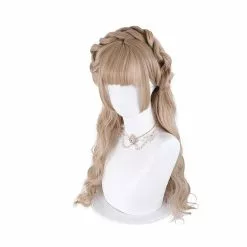 Cosplay Clans Women Fashion Long Golden Wavy Sweet Bangs Lolita Wig -Cosplay Clans Sales 5 3e011766 273d 4ac2 8a94 7c9b5e211c8a