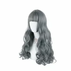 Cosplay Clans Women Fashion Long Gray Wavy Sweet Bangs Lolita Wig -Cosplay Clans Sales 5 726b25e4 667c 4f70 bc27 b8d39ebf31d4