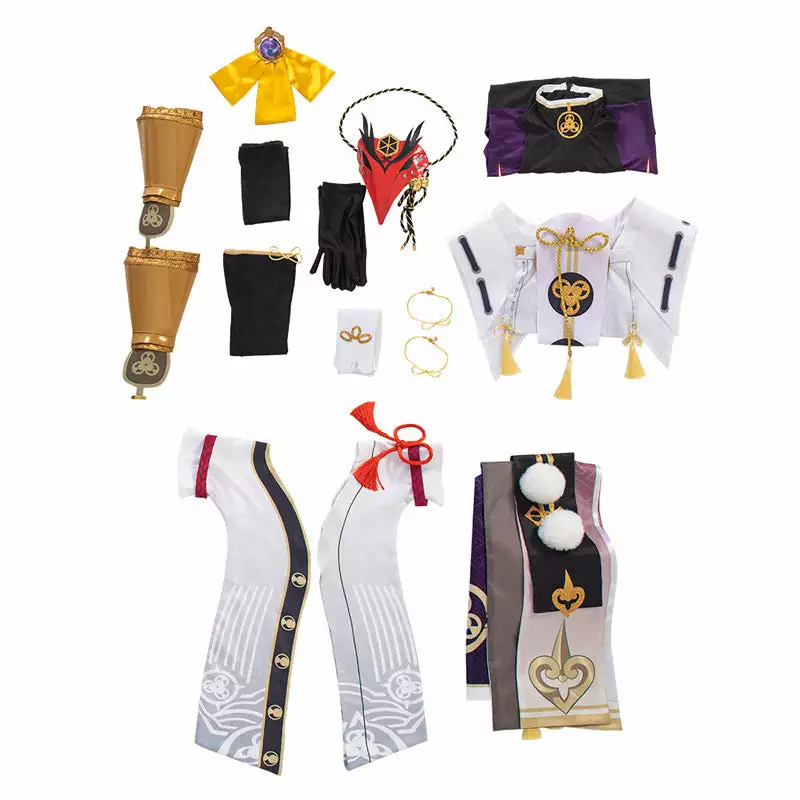 Cosplay Clans Game Genshin Impact Kujo Sara Fullset Cosplay Costumes 7 Cosplay Clans Game Genshin Impact Kujo Sara Fullset Cosplay Costumes - Image 5