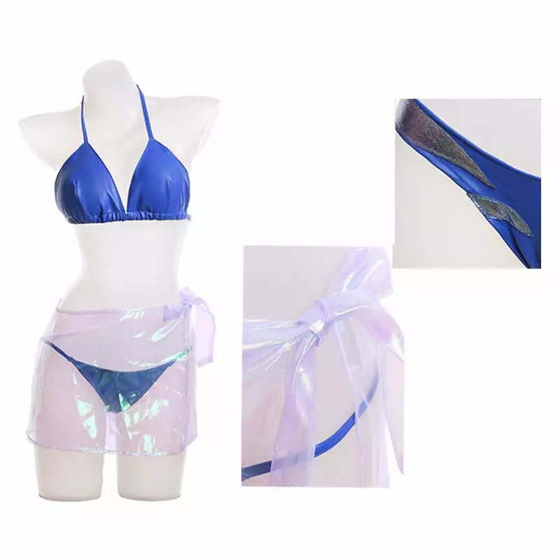 Cosplay Clans Game LOL KDA Ahri Akali Doujin Swimsuit Cosplay Costumes 7 Cosplay Clans Game LOL KDA Ahri Akali Doujin Swimsuit Cosplay Costumes - Image 5