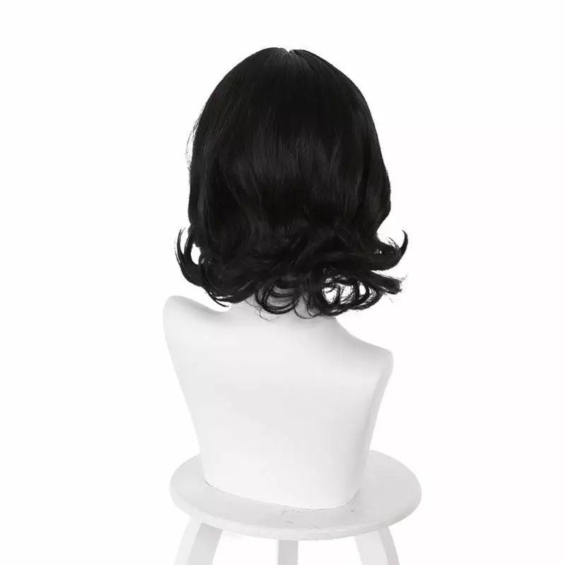 Cosplay Clans Movie Resident Evil Village Alcina Dimitrescu Lady Black Curls Cosplay Wigs 8 Cosplay Clans Movie Resident Evil Village Alcina Dimitrescu Lady Black Curls Cosplay Wigs - Image 6
