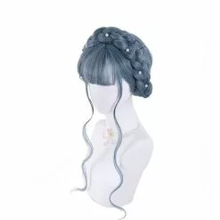 Cosplay Clans Ladies Fashion Long Blue Wavy Sweet Lolita Wig -Cosplay Clans Sales 5 e82953ac 87f8 4d4a b22b c07fb855efb6