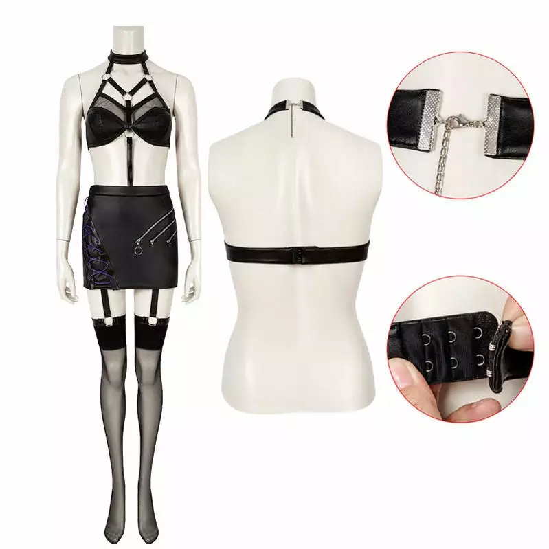 Cosplay Clans Game LOL KDA ALL OUT Evelynn Fullset Cosplay Costumes 6 Cosplay Clans Game LOL KDA ALL OUT Evelynn Fullset Cosplay Costumes - Image 4