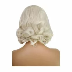 Cosplay Clans 40cm Women Lace Front Wigs Short Curly White Cosplay Wigs -Cosplay Clans Sales 619pNfeat8L. SL1000