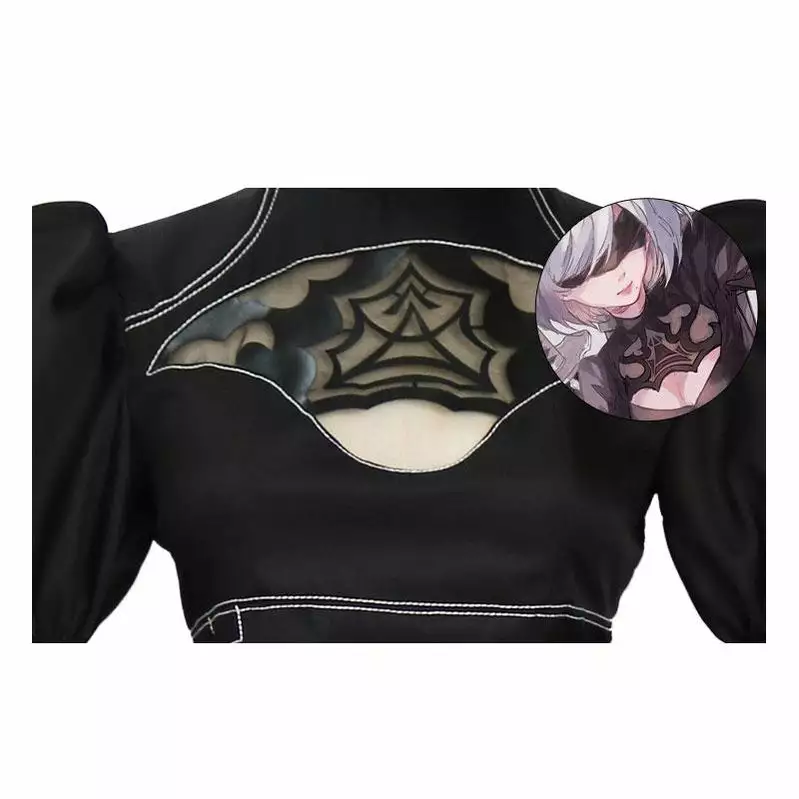 Cosplay Clans Game Nier: Automata 2B YoRHa No.2 Type B Cosplay Costumes 8 Cosplay Clans Game Nier: Automata 2B YoRHa No.2 Type B Cosplay Costumes - Image 6