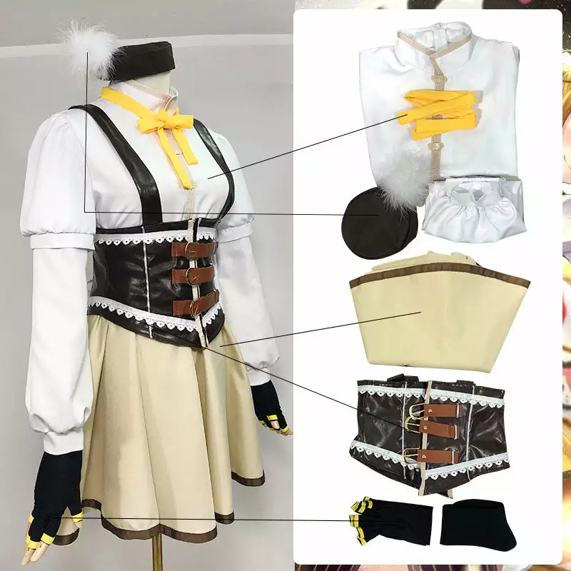Cosplay Clans Anime Puella Magi Madoka Magica Mami Tomoe Cosplay Costumes 6 Cosplay Clans Anime Puella Magi Madoka Magica Mami Tomoe Cosplay Costumes - Image 4