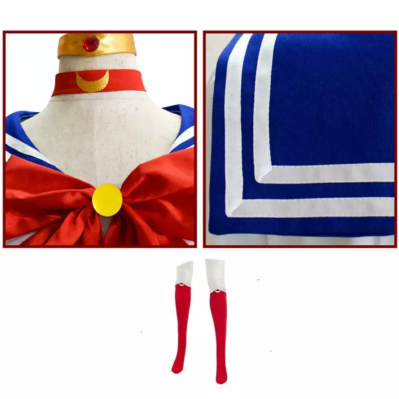 Cosplay Clans Anime Sailor Moon Tsukino Usagi JK Uniform Cosplay Costumes 8 Cosplay Clans Anime Sailor Moon Tsukino Usagi JK Uniform Cosplay Costumes - Image 6