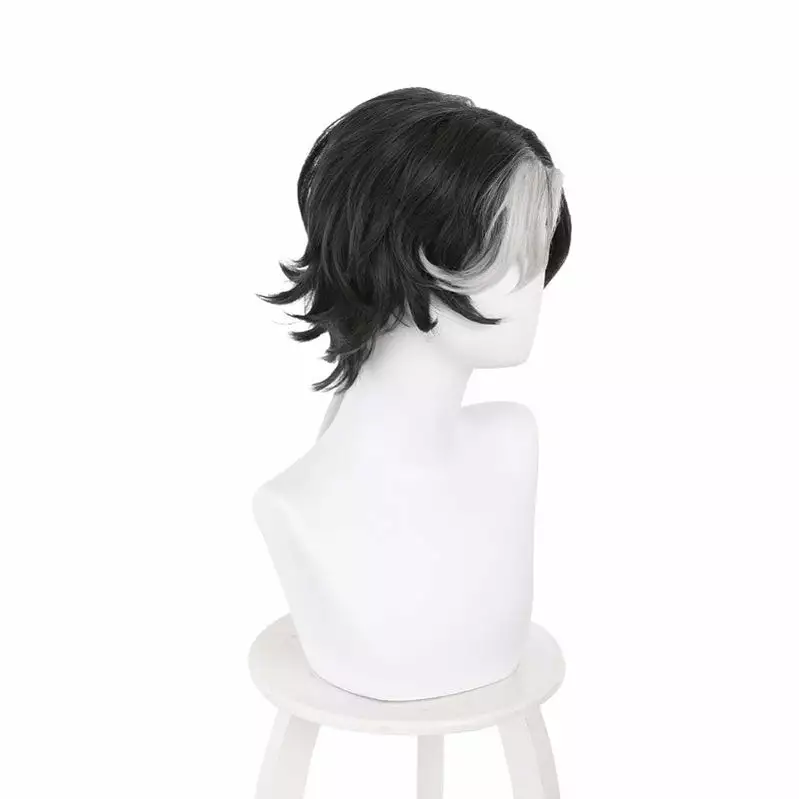 Cosplay Clans Game Identity V Ruth & Inference D.M The Man Of Desires Black White Cosplay Wigs 6 Cosplay Clans Game Identity V Ruth & Inference D.M The Man Of Desires Black White Cosplay Wigs - Image 4