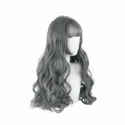 Cosplay Clans Women Fashion Long Gray Wavy Sweet Bangs Lolita Wig -Cosplay Clans Sales 6 c9758025 914a 4767 a0f8 97b6a2803e88