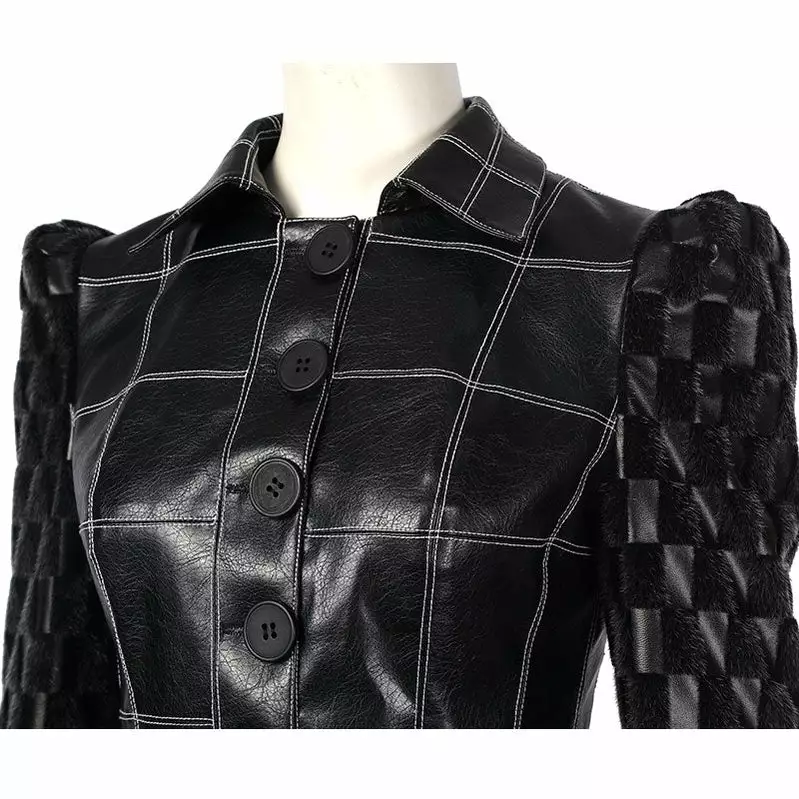 Cosplay Clans Movie Cruella De Vil Leather Fullsuit Halloween Cosplay Costumes 8 Cosplay Clans Movie Cruella De Vil Leather Fullsuit Halloween Cosplay Costumes - Image 6