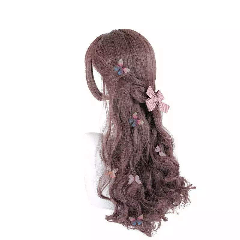 Cosplay Clans Women Fashion Long Red Wavy Sweet Bangs Lolita Wigs 7 Cosplay Clans Women Fashion Long Red Wavy Sweet Bangs Lolita Wigs - Image 5