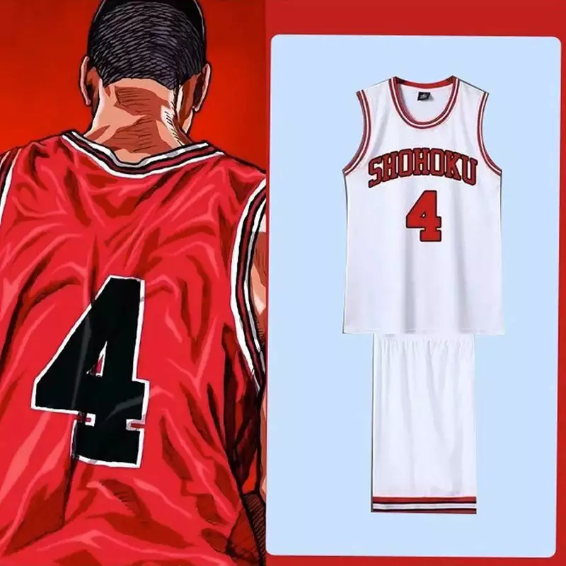 Cosplay Clans Anime Slam Dunk Kaede Rukawa Basketball Uniform Cosplay Costumes 9 Cosplay Clans Anime Slam Dunk Kaede Rukawa Basketball Uniform Cosplay Costumes - Image 7