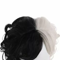 Cosplay Clans Movie Cruella Cruella De Vil Black White Center Bangs Curly Cosplay Wigs -Cosplay Clans Sales 7 8e24eda8 c4c5 46e5 9a32 8aedeb7a71d6