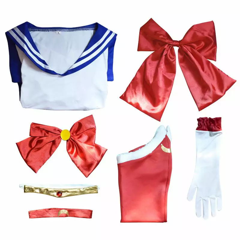 Cosplay Clans Anime Sailor Moon Tsukino Usagi JK Uniform Cosplay Costumes 7 Cosplay Clans Anime Sailor Moon Tsukino Usagi JK Uniform Cosplay Costumes - Image 5