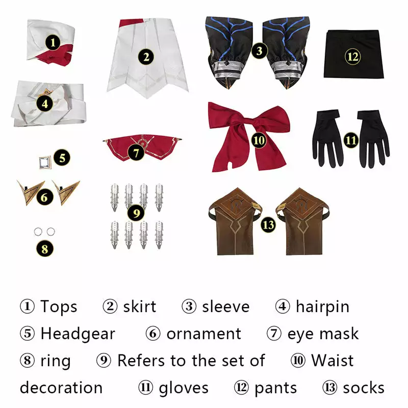 Cosplay Clans Game Genshin Impact Eremite Desert Clearwater Cosplay Costumes 6 Cosplay Clans Game Genshin Impact Eremite Desert Clearwater Cosplay Costumes - Image 4