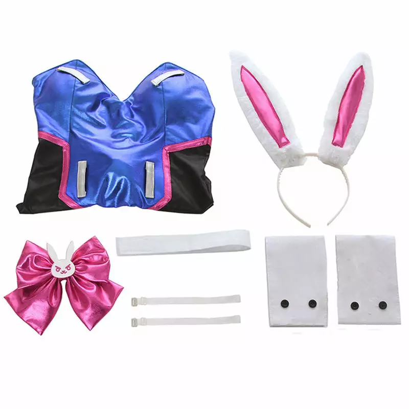 Cosplay Clans Game Overwatch D.Va Hana Song Bunny Girl Cosplay Costumes 8 Cosplay Clans Game Overwatch D.Va Hana Song Bunny Girl Cosplay Costumes - Image 6