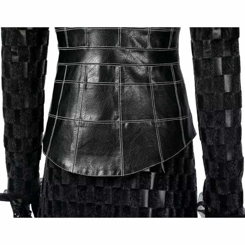 Cosplay Clans Movie Cruella De Vil Leather Fullsuit Halloween Cosplay Costumes 11 Cosplay Clans Movie Cruella De Vil Leather Fullsuit Halloween Cosplay Costumes - Image 9