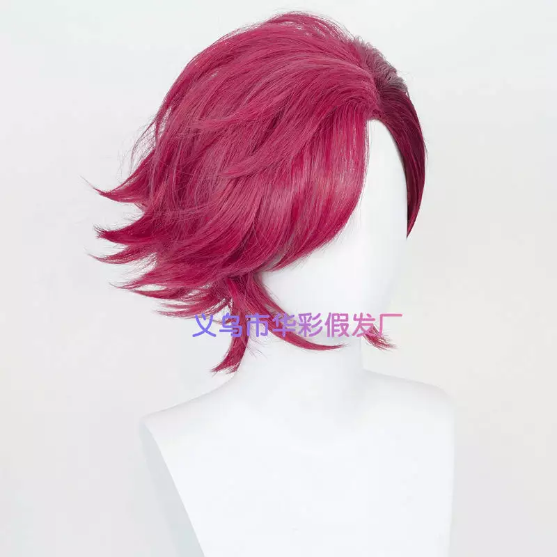 Cosplay Clans Game LOL Arcane Vi Short Rose Red Cosplay Wigs 7 Cosplay Clans Game LOL Arcane Vi Short Rose Red Cosplay Wigs - Image 5