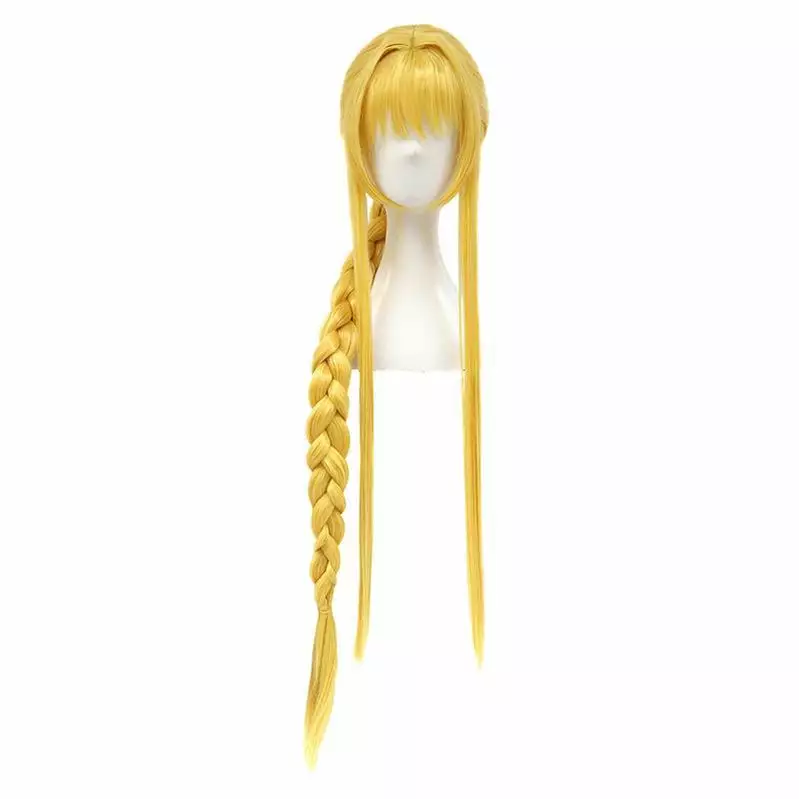 Cosplay Clans Anime SAO Sword Art Online Alicization Alice Zuberg Long Blonde Cosplay Wigs 4 Cosplay Clans Anime SAO Sword Art Online Alicization Alice Zuberg Long Blonde Cosplay Wigs - Image 2
