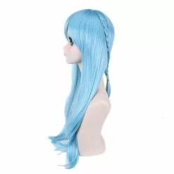 Cosplay Clans Anime SAO Sword Art Online ALO ALfheim Online Asuna Long Blue Cosplay Wigs -Cosplay Clans Sales Asuna2