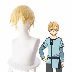 Cosplay Clans Anime Sword Art Online Alicization Under World Eugeo Short Blond Cosplay Wigs