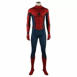 Cosplay Clans Movie Spider-Man: Homecoming Peter Parker Spiderman Jumpsuit Elastic Force Cosplay Costume With Headgear
