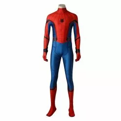 Cosplay Clans Movie Spider-Man: Homecoming Peter Parker Spiderman Jumpsuit Cosplay Costume With Free Bracers