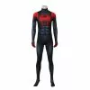 Cosplay Clans Movie Spider-Man: Into The Spider-Verse Miles Morales Spiderman Elastic Force Jumpsuit Cosplay Costume With Free Headgear -Cosplay Clans Sales IMG 0621