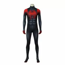 Cosplay Clans Movie Spider-Man: Into The Spider-Verse Miles Morales Spiderman Elastic Force Jumpsuit Cosplay Costume With Free Headgear