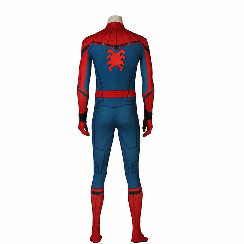 Cosplay Clans Movie Spider-Man: Homecoming Peter Parker Spiderman Cosplay Costume Jumpsuit With Free Bracers And Headgear 6 Cosplay Clans Movie Spider-Man: Homecoming Peter Parker Spiderman Cosplay Costume Jumpsuit With Free Bracers And Headgear - Image 4