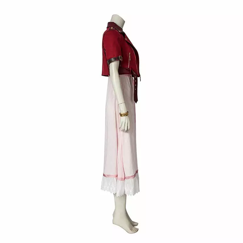 Cosplay Clans Game Final Fantasy VII Remake FF7 Aerith Gainsborough Outfits Cosplay Costume 6 Cosplay Clans Game Final Fantasy VII Remake FF7 Aerith Gainsborough Outfits Cosplay Costume - Image 4