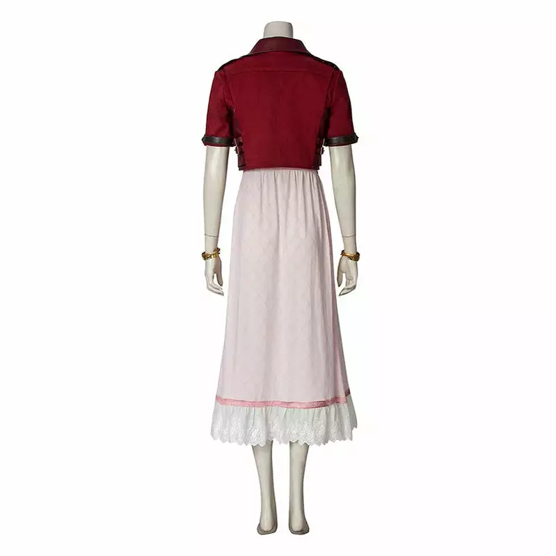 Cosplay Clans Game Final Fantasy VII Remake FF7 Aerith Gainsborough Outfits Cosplay Costume 7 Cosplay Clans Game Final Fantasy VII Remake FF7 Aerith Gainsborough Outfits Cosplay Costume - Image 5