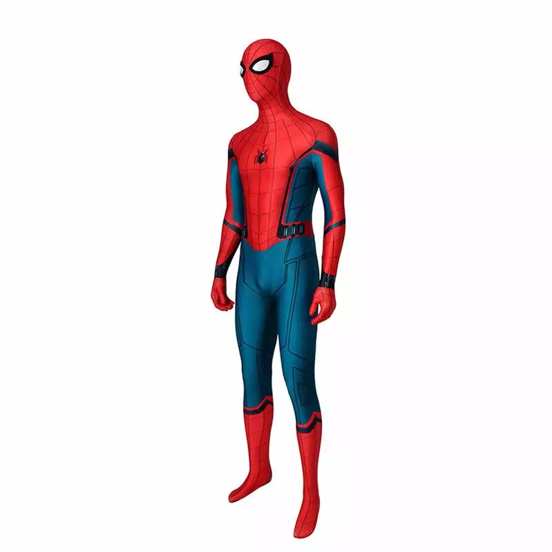 Cosplay Clans Movie Spider-Man: Far From Home Peter Parker Spiderman Jumpsuit Elastic Force Cosplay Costume With Headgear 4 Cosplay Clans Movie Spider-Man: Far From Home Peter Parker Spiderman Jumpsuit Elastic Force Cosplay Costume With Headgear - Image 2