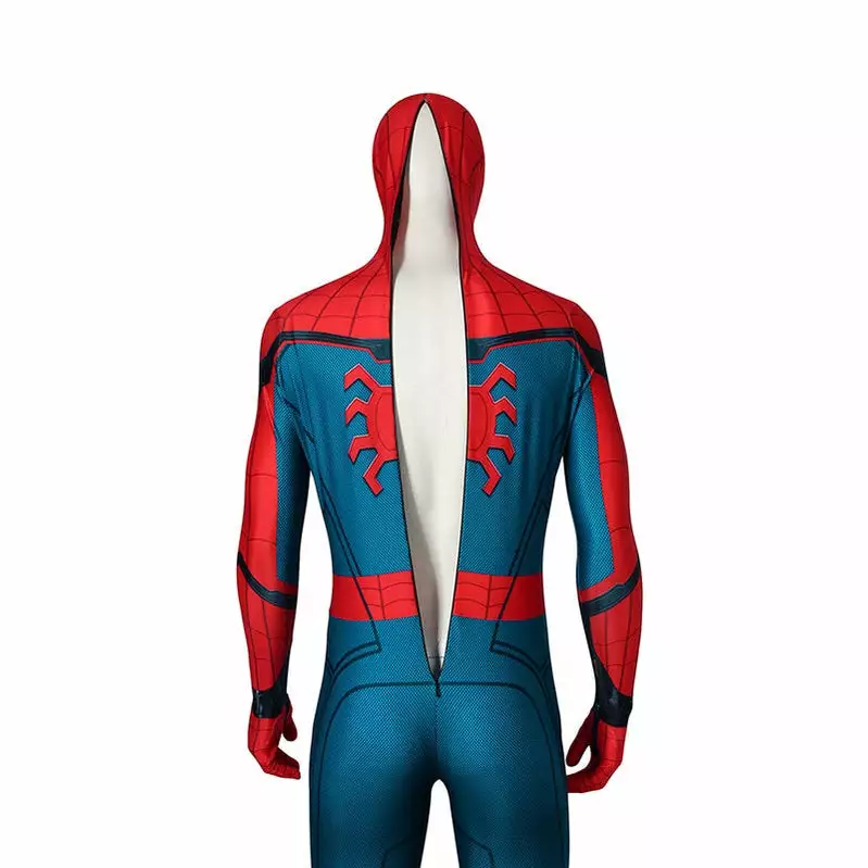 Cosplay Clans Movie Spider-Man: Far From Home Peter Parker Spiderman Jumpsuit Elastic Force Cosplay Costume With Headgear 7 Cosplay Clans Movie Spider-Man: Far From Home Peter Parker Spiderman Jumpsuit Elastic Force Cosplay Costume With Headgear - Image 5