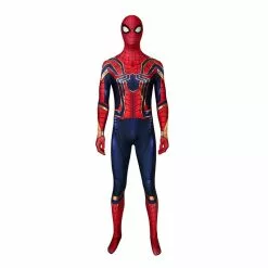 Cosplay Clans Movie Spider-Man: Far From Home Peter Parker Spiderman Jumpsuit Elastic Force Cosplay Costume With Headgear