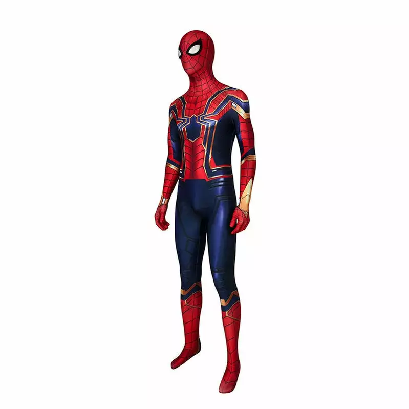 Cosplay Clans Movie Spider-Man: Far From Home Peter Parker Spiderman Jumpsuit Elastic Force Cosplay Costume With Headgear 4 Cosplay Clans Movie Spider-Man: Far From Home Peter Parker Spiderman Jumpsuit Elastic Force Cosplay Costume With Headgear - Image 2