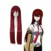 Cosplay Clans Anime Steins;Gate Makise Kurisu Long Wine Red Cosplay Wigs 2 Cosplay Clans Anime Steins;Gate Makise Kurisu Long Wine Red Cosplay Wigs -Cosplay Clans Sales MakiseKurisuWigs