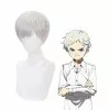 Cosplay Clans Anime The Promised Neverland Norman Short White Cosplay Wigs -Cosplay Clans Sales ThePromisedNeverlandnorman