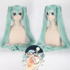 Cosplay Clans Anime VOCALOID Hatsune Miku 120cm Long Straight Double Ponytail Multicolor Bangs Cosplay Wigs -Cosplay Clans Sales WG197 19