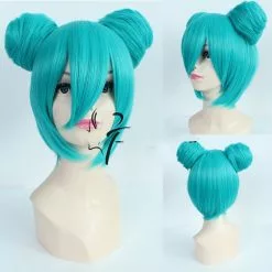 Cosplay Clans Anime VOCALOID Hatsune Miku 120cm Long Straight Double Ponytail Multicolor Bangs Cosplay Wigs -Cosplay Clans Sales WG197 23