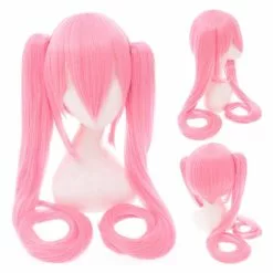 Cosplay Clans Anime VOCALOID Hatsune Miku 120cm Long Straight Double Ponytail Multicolor Bangs Cosplay Wigs -Cosplay Clans Sales WG197 5