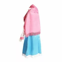 Cosplay Clans Anime Steins Gate 0 Shiina Mayuri White And Blue Dress Cosplay Costume With Scarf -Cosplay Clans Sales hiinaMayuri2